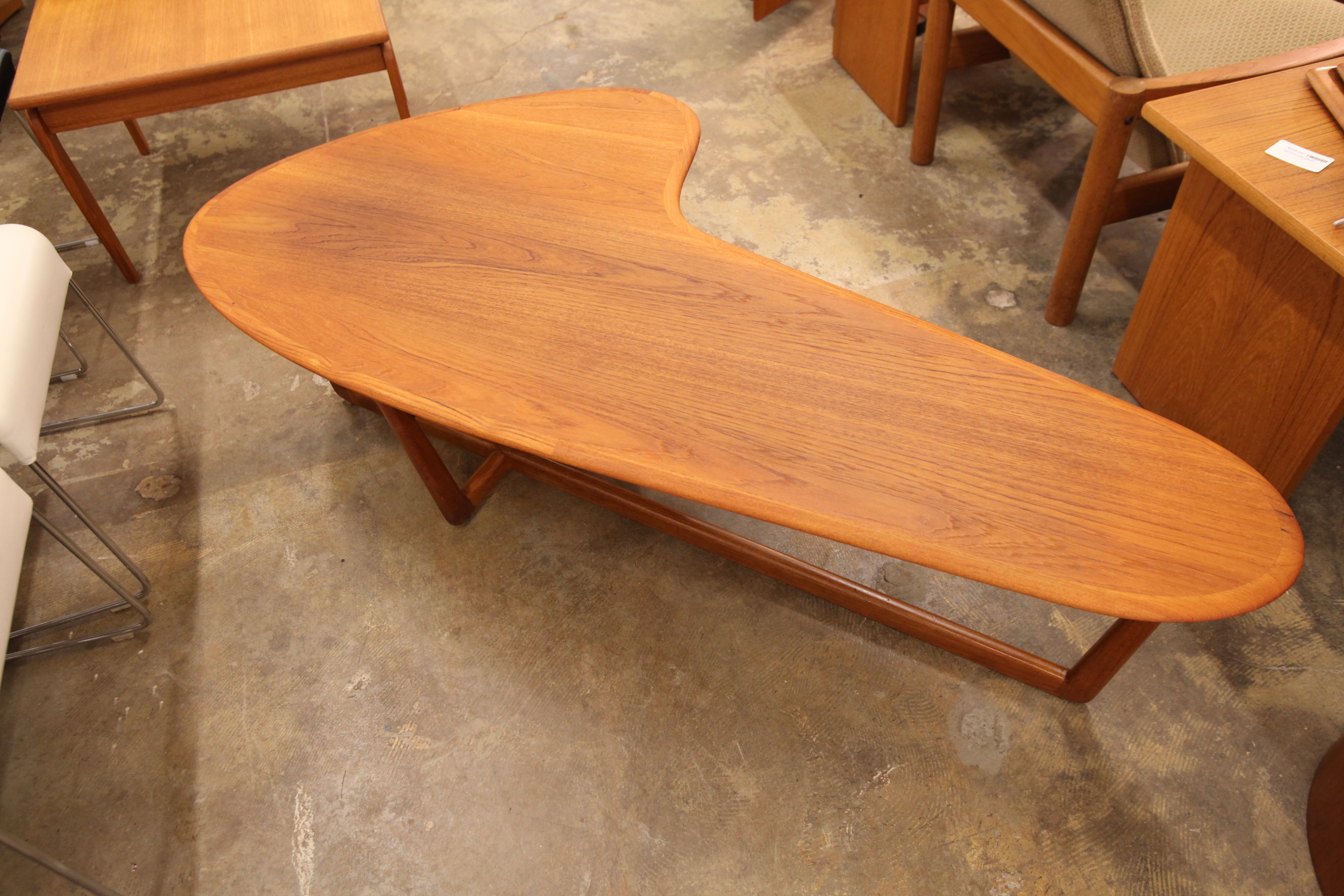 Beautiful Vintage Boomerang Style Teak Coffee Table by Interior Form Furniture