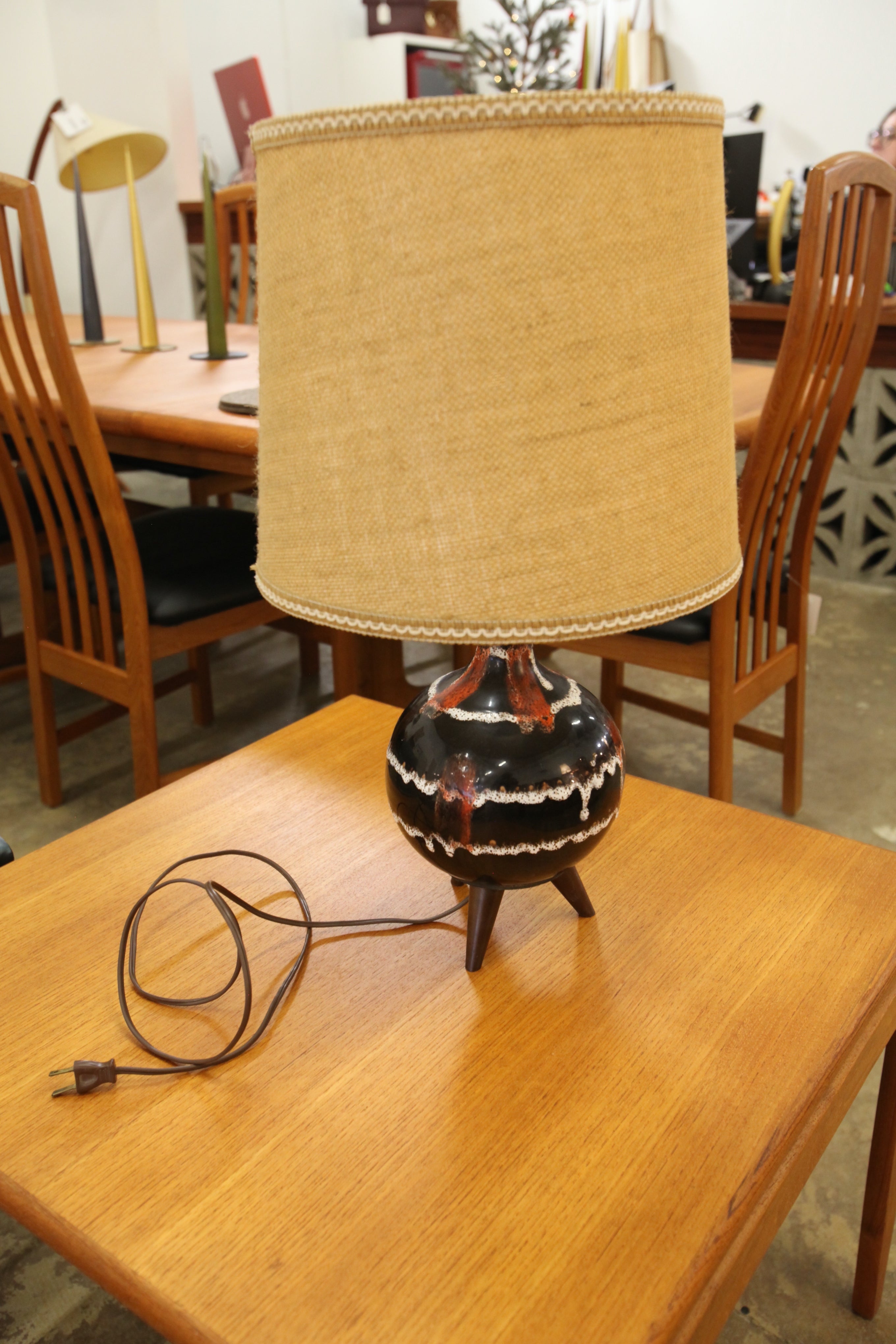 Vintage Chalvignac Table Lamp (23.75"H x 13" Dia.)