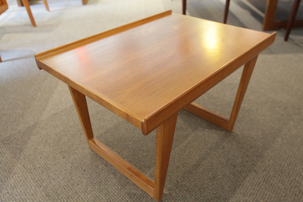 Vintage Danish Teak Side Table (25" x 18.25" x 16"H)