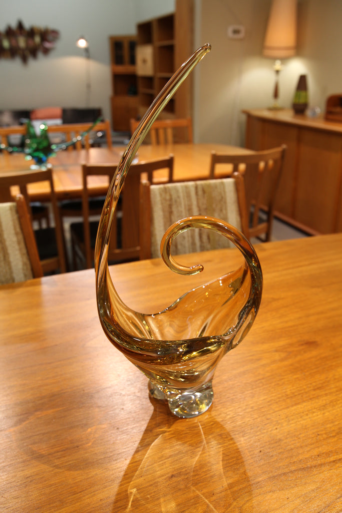 Vintage Chalet Glass Ornament (9"W x 19.5"H)