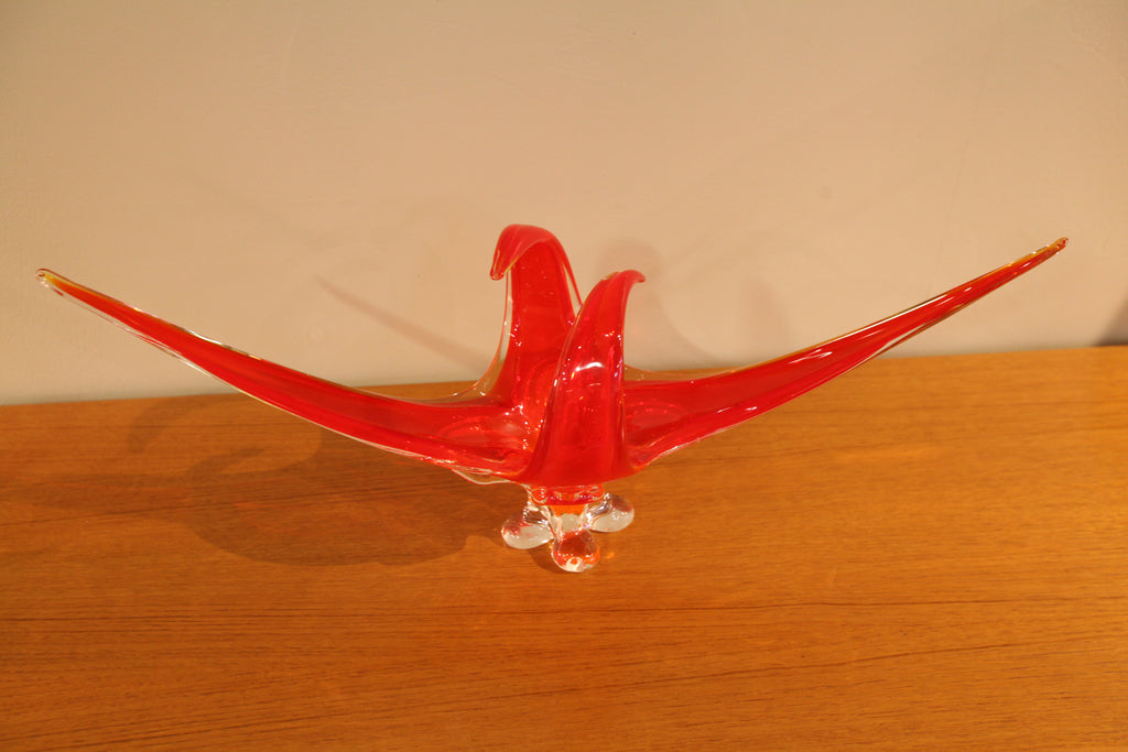 Vintage Chalet Glass Ornament (28"W x 8.5" x 10.75"H)