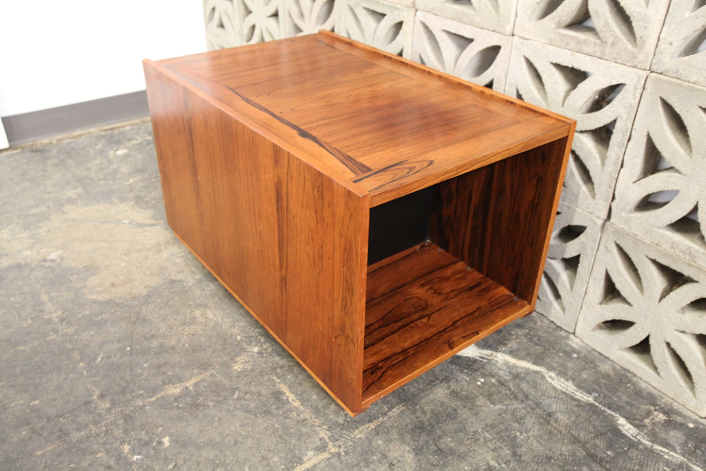Vintage Rosewood Side Table / Cabinet (31.5" x 19.75" x 19.75"H)